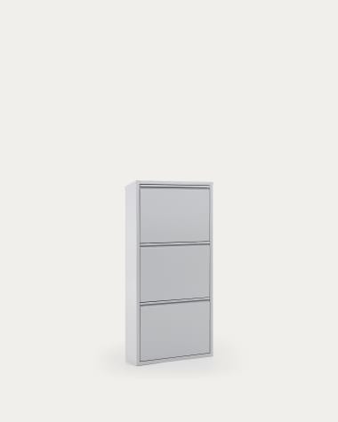Meuble chaussures Ode 50 x 103 cm 3 portes gris