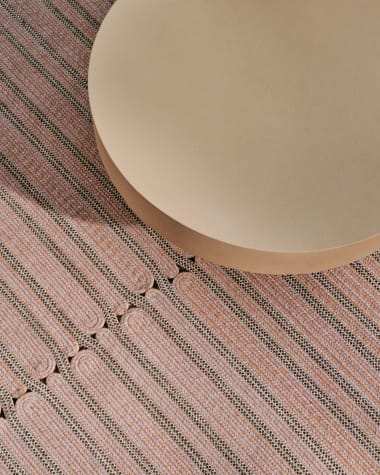 Rug Olivan 100% PET light orange 200 x 300 cm