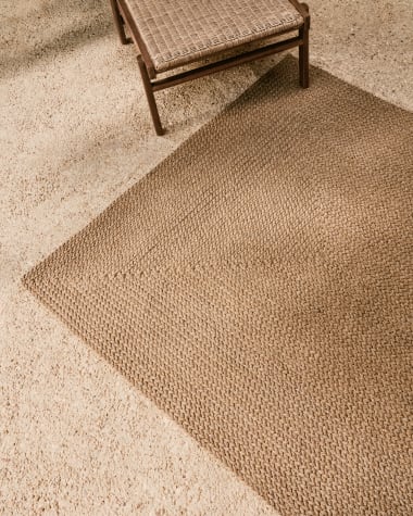 Rug Despas in synthetic fibers beige 160 x 230 cm