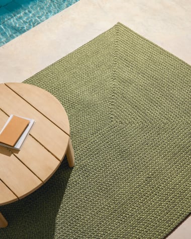 Rug Despas in synthetic fibers green 160 x 230 cm