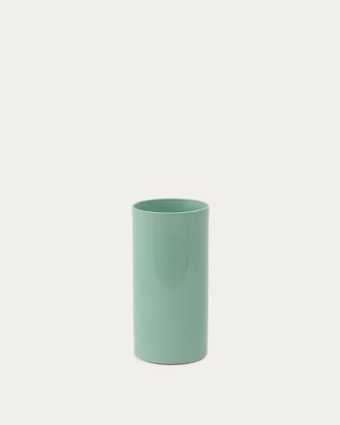 Vase Elova aus Keramik türkis 24 cm