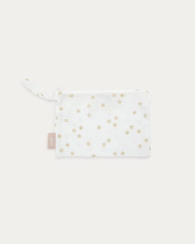 Nécessaire Olna de 100% algodão estampado sóis