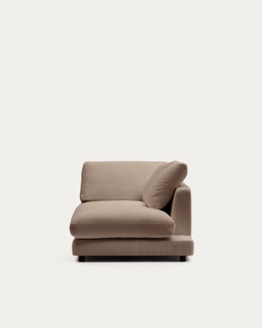 Gala Module Right Chaise Lounge Light Brown
