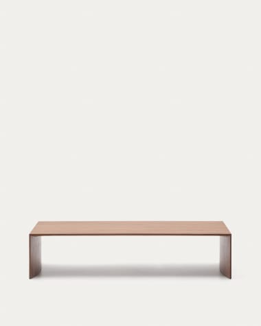 Litto walnut veneer coffee table, 140 x 70 cm
