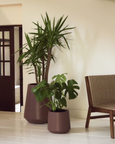 Meghan armchair in pearl chenille and with solid beech wood in a wenge finish FSC Mix Credit