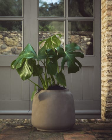 Fioriera Lira effetto terracotta Ø 40 cm