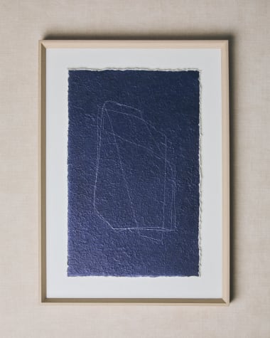 Durkan blue picture on recycled paper 50 x 70cm