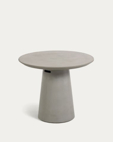 Itai outdoor round cement table, Ø 90 cm