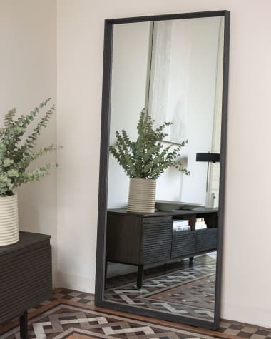 Nerina mirror dark finish 80 x 180 cm