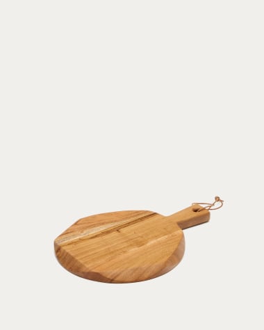 Tabla de servir pequeña Lidiana de madera maciza de acacia