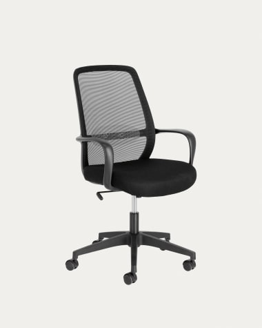 Krzesło biurowe Melva czarne