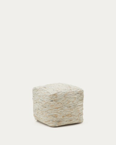 Selise pouffe made from natural jute 45 x 45 cm