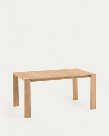 Tavolo da esterno Victoire in legno massello di teak 200 x 100 cm