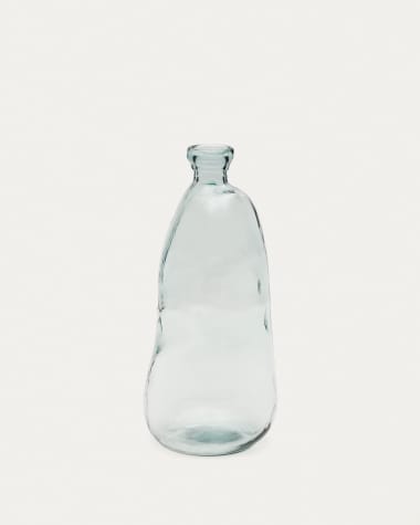 Brenna 100% gerecycled helder glas vaas 51 cm