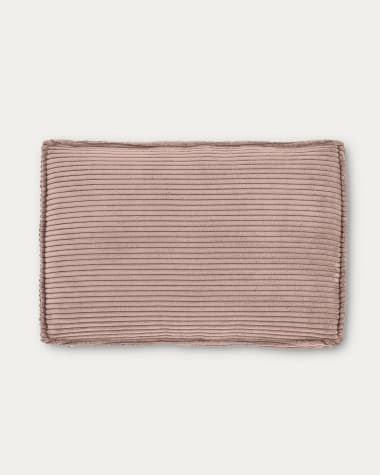 Blok cushion in pink wide seam corduroy, 40 x 60 cm FR