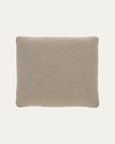 Blok cushion in beige, 50 x 60 cm