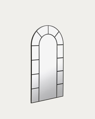 Espelho Nediva de MDF preto 88 x 165 cm