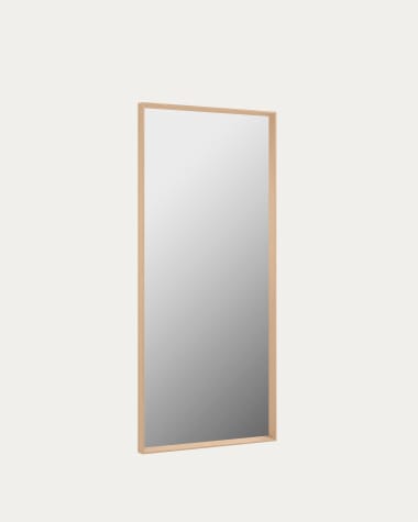 Specchio Nerina 80 x 180 cm con finitura naturale