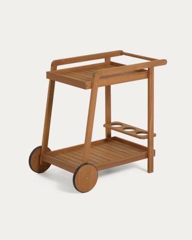 Mesa carrinho Felisa de madeira de acácia 55 x 73 cm FSC 100%