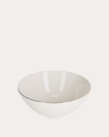 Taça média Taisia de porcelana branco