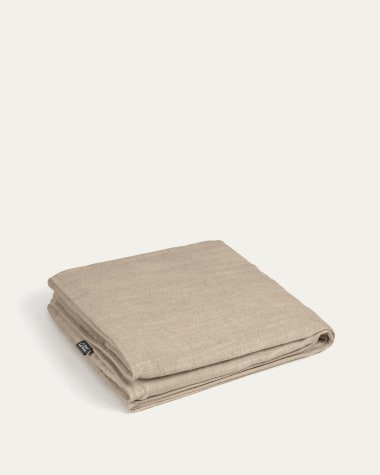 Cover for Blok 2-seater sofa in beige linen