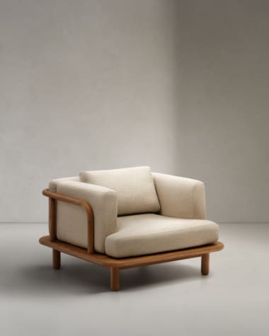 Turqueta armchair made from solid teak wood FSC 100%