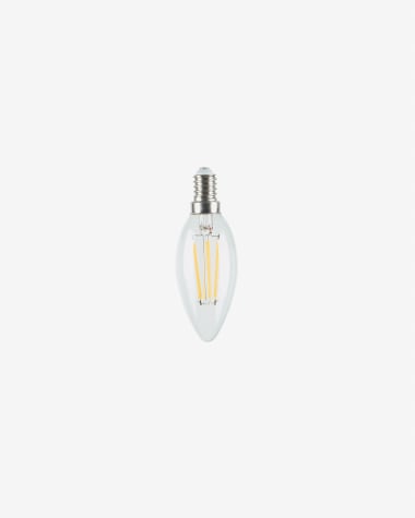 Lamp LED Bulb E14 van 4W en 35 mm warm licht