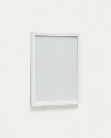Portafoto in legno Neale con finitura bianca 29,8 x 39,8 cm