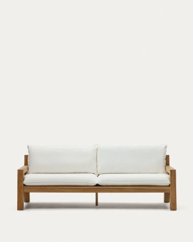 Forcanera 3-Sitzer-Sofa aus massivem Teakholz 211 cm
