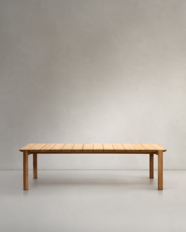 Icaro table made from solid teak wood,  220 x 102 cm, FSC 100%