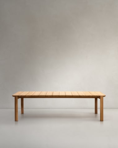 Icaro table made from solid teak wood, 280 x 112 cm, FSC 100%