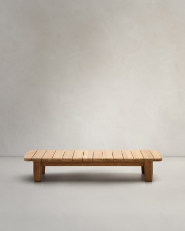 Tirant coffee table made from solid teak wood 140 x 70 cm FSC 100%