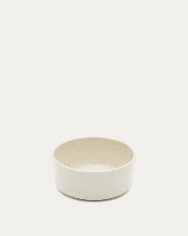 Schale Setisa aus Keramik in Weiss