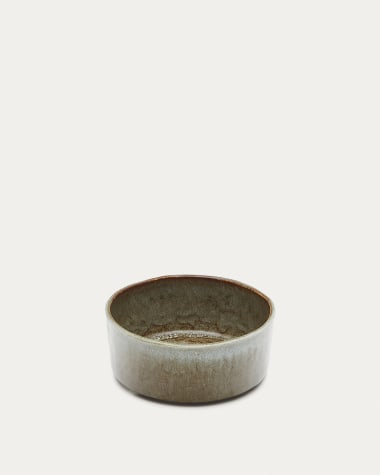 Schale Serni aus Keramik in Braun