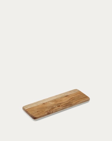 Senna small acacia wood serving board