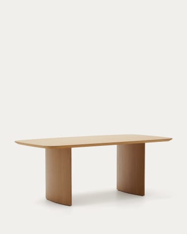Litto table made from oak veneer, 200 x 100 cm
