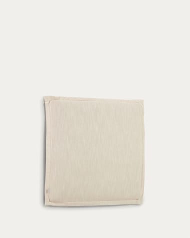 Tanit hoofdbord met afneembare hoes in wit linnen, voor bedden van 90 cm