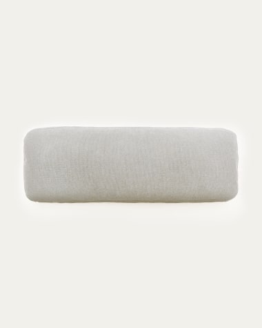 Nuala pearl-coloured cushion, 24 x 72 cm