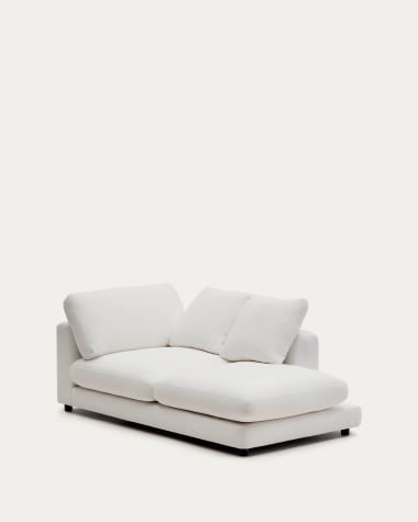Chaise longue Gala dret blanc 193 x 105 cm