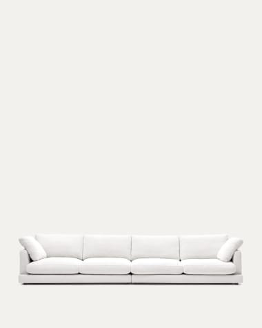 Sofa Gala 6-osobowa biała 390 cm