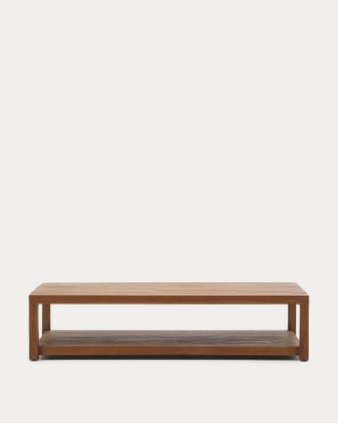 Mesa de centro Sashi de madeira maciça de teca 150 x 70 cm