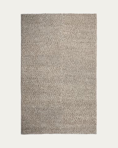 Tapete Lubrin de lã cinza 200 x 300 cm