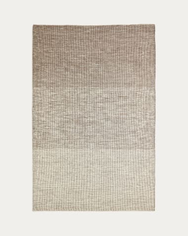 Tapete Malenka de lã castanho 200 x 300 cm