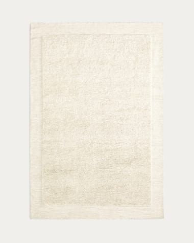Tappeto Marely in lana bianco 200 x 300 cm