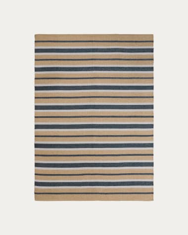Pareto two-tone coloured rug - made from synthetic fibres 160 x 230 cm