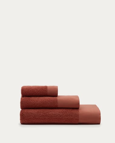 Ręcznik do rąk Takeshi 100% bawełna różowy 50 x 90 cm