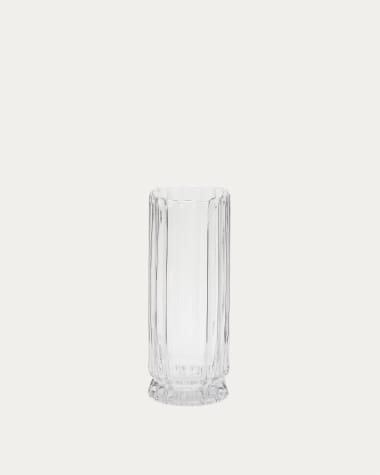 Vase Neblan aus Klarglas 30 cm