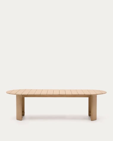 Xoriguer table made of solid eucalyptus wood, 280 x 110 cm, FSC 100%