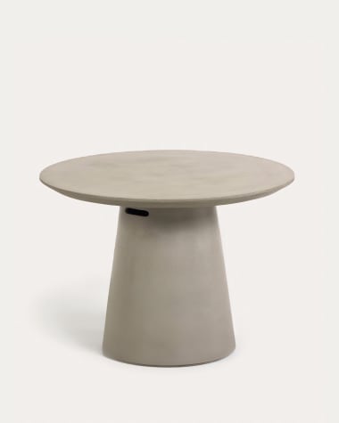Itai outdoor round cement table, Ø 120 cm