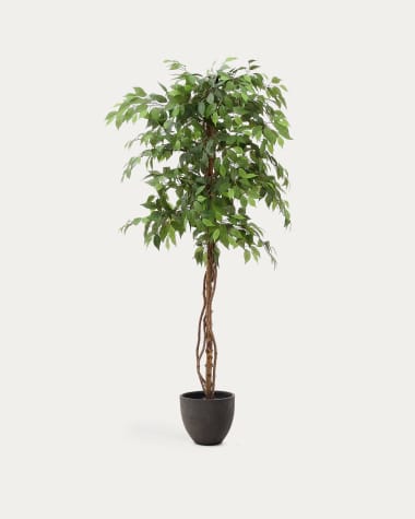 Arbre artificial Ficus amb test negre 180 cm